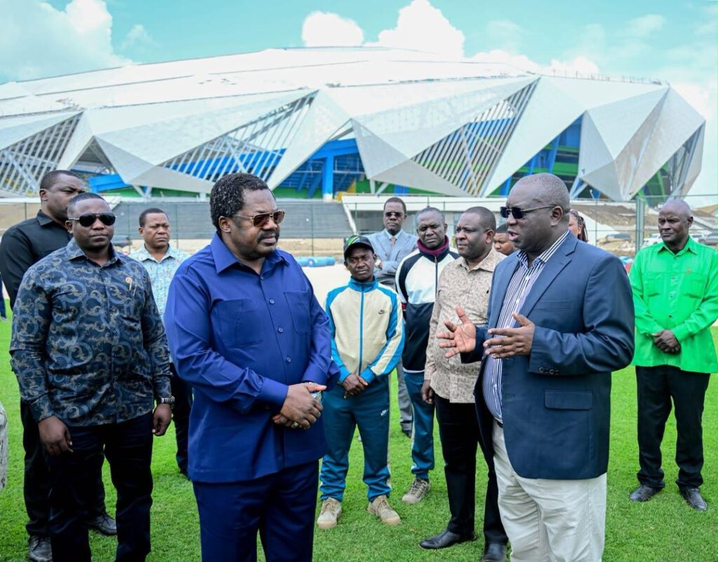 Ambassador Dr. Nchimbi Visits Arusha AFCON Stadium
